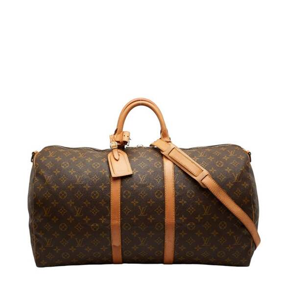 Louis Vuitton Handbags - LOUIS VUITTON Brown Monogram Leather Shoulder Bag